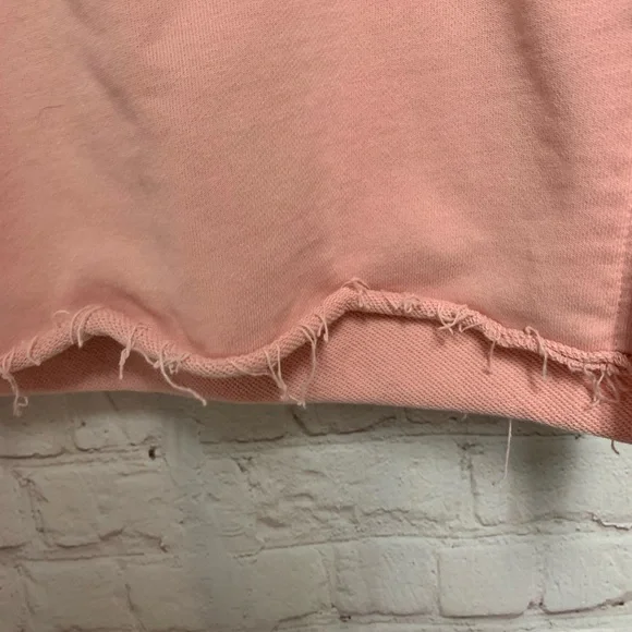 Drew House Pink Deconstructed Mascot Happy Face Hoodie Size M - Picture 7 of 9